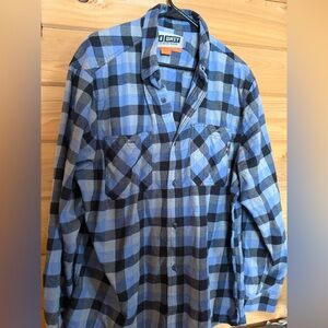 40 Grit By Duluth Trading Men’s XL Plaid Shirt